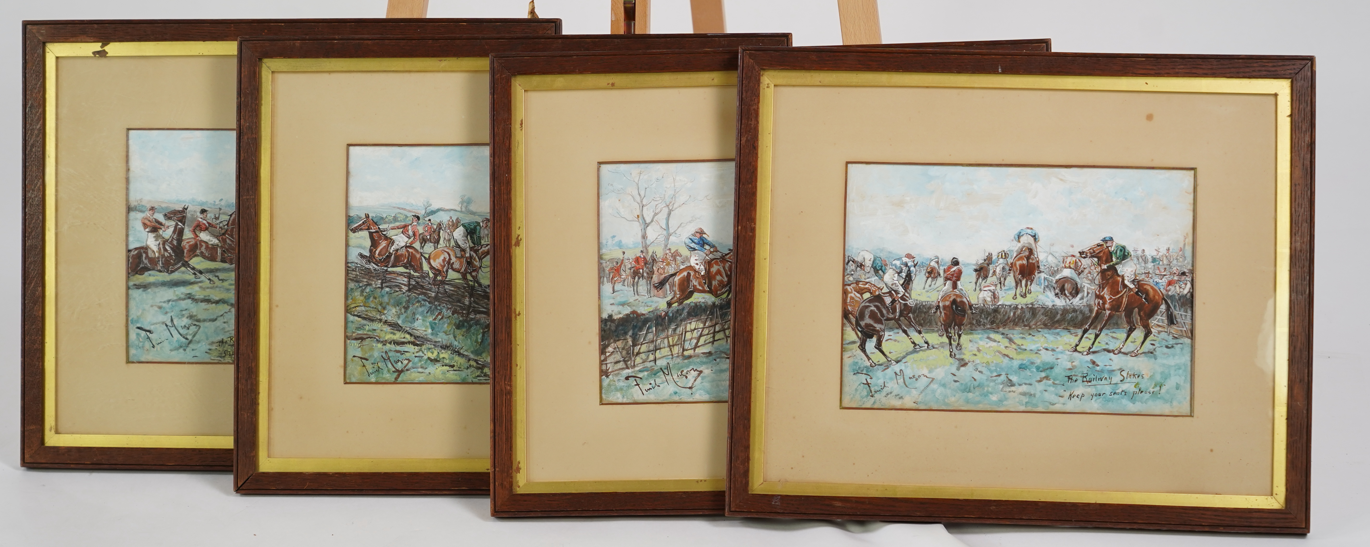 George Finch Mason (1850-1915), 'The Railway Stakes'